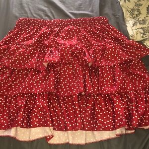 Red Heart Skirt